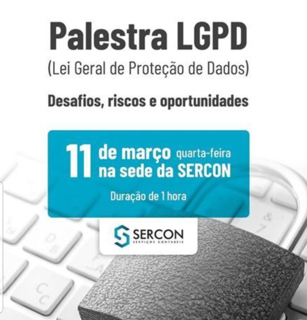 Gustavo Andrade ministra palestra sobre Lei Geral de Proteção de Dados pessoais na SERCON